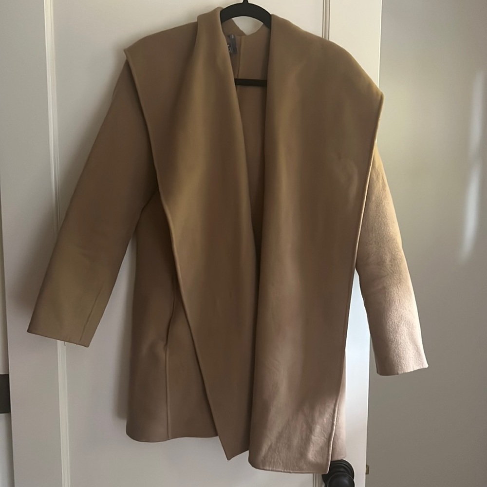 Vince hooded wool coat
